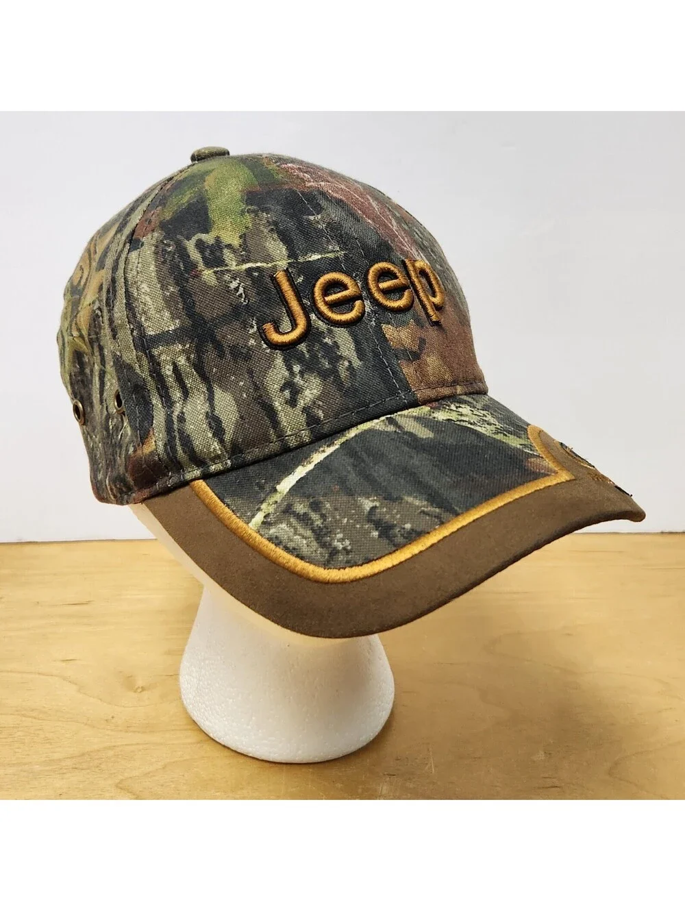 Vintage Jeep x Mossy Oak Field Staff Camouflage Hat Adjustable Baseball Cap